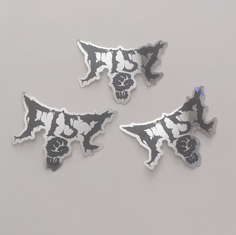 Image of FIST logo sticker x 3