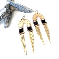 Image 1 of Arcus Earrings in Black Spinel