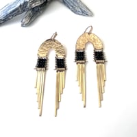 Image 3 of Arcus Earrings in Black Spinel