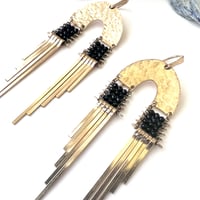 Image 4 of Arcus Earrings in Black Spinel