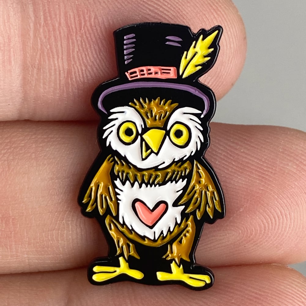 Dapper Owl Pin