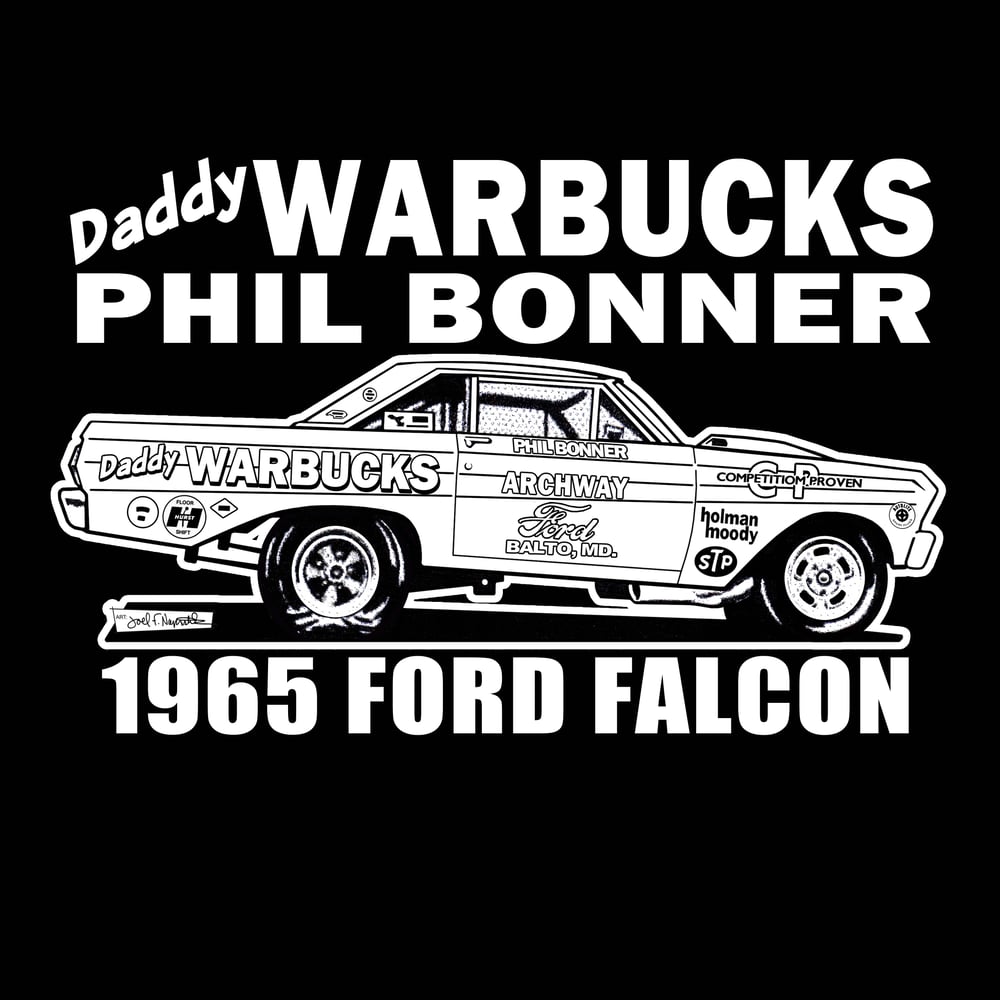 Image of Phil Bonner 1965 Ford Falcon 14x14 Poster