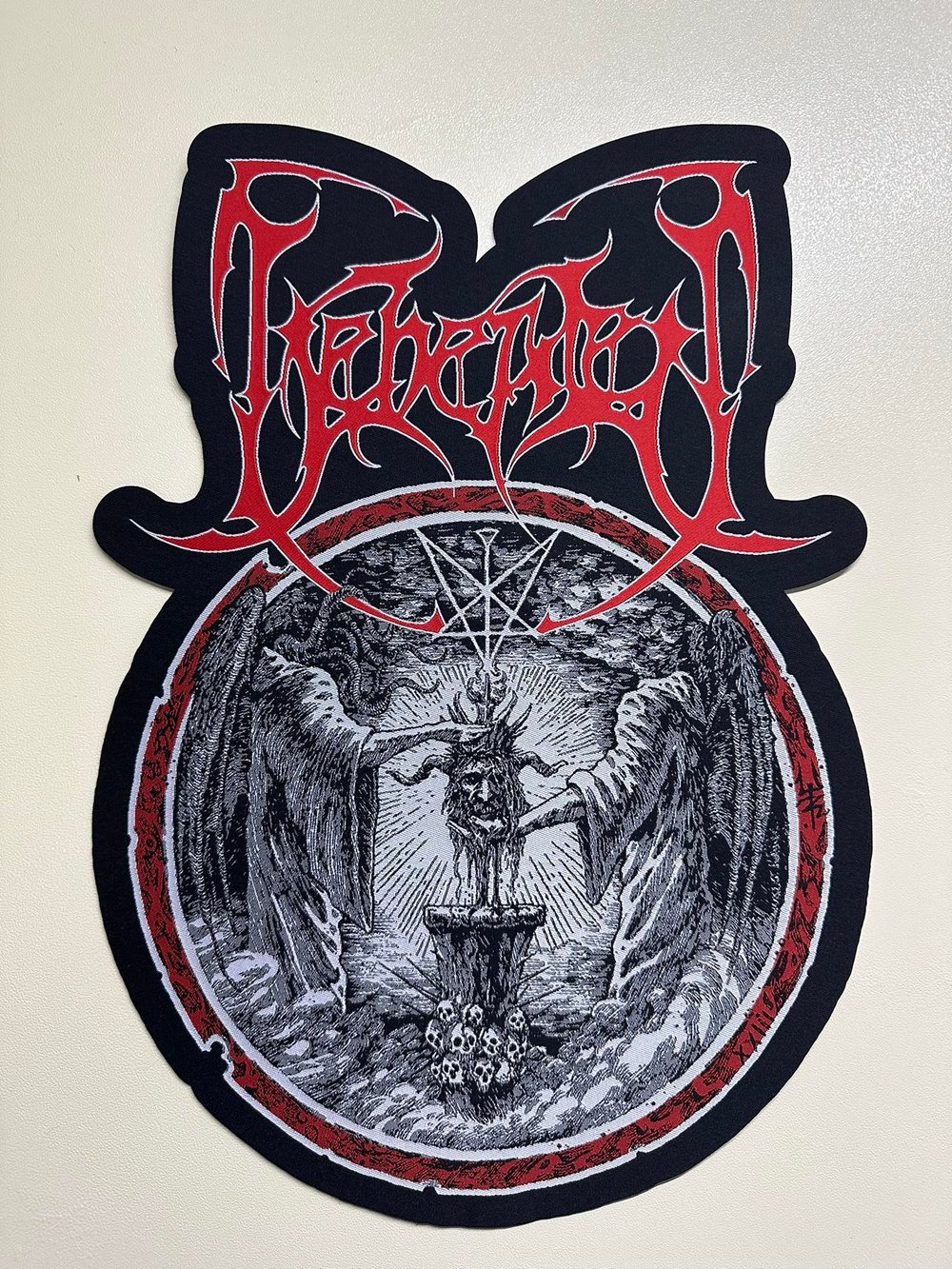 Beheaded "Crowned with Repression" Official Woven Backpatch