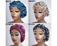 Image 1 of Satin Reversible Bonnets