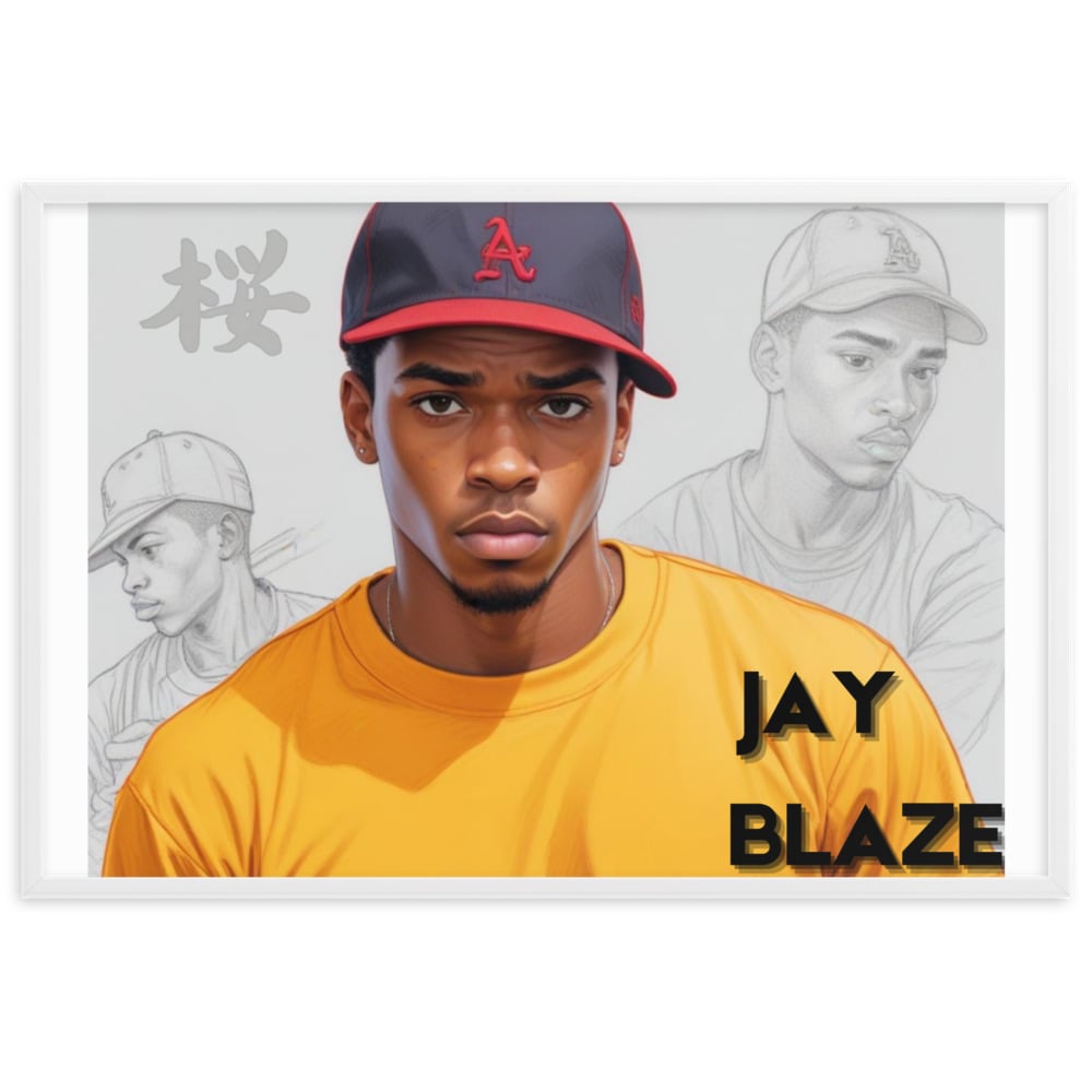 ZEN EXP - “Jay Blaze” Framed matte paper poster