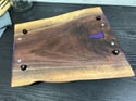 Walnut and Purple Epoxy River Charcuterie Board