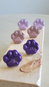 Image 1 of Earrings | Aretes Dog print Stud