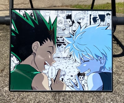 Image of Gon and Killua Manga Print 