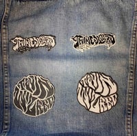 Image 1 of Twin Wizard embroidered patches
