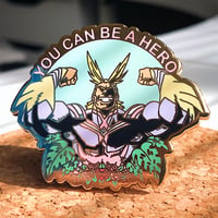 Image 1 of All Might Enamel Pin