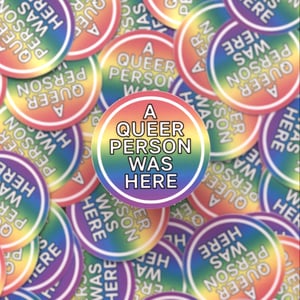 Image of HERE & QUEER STICKERS