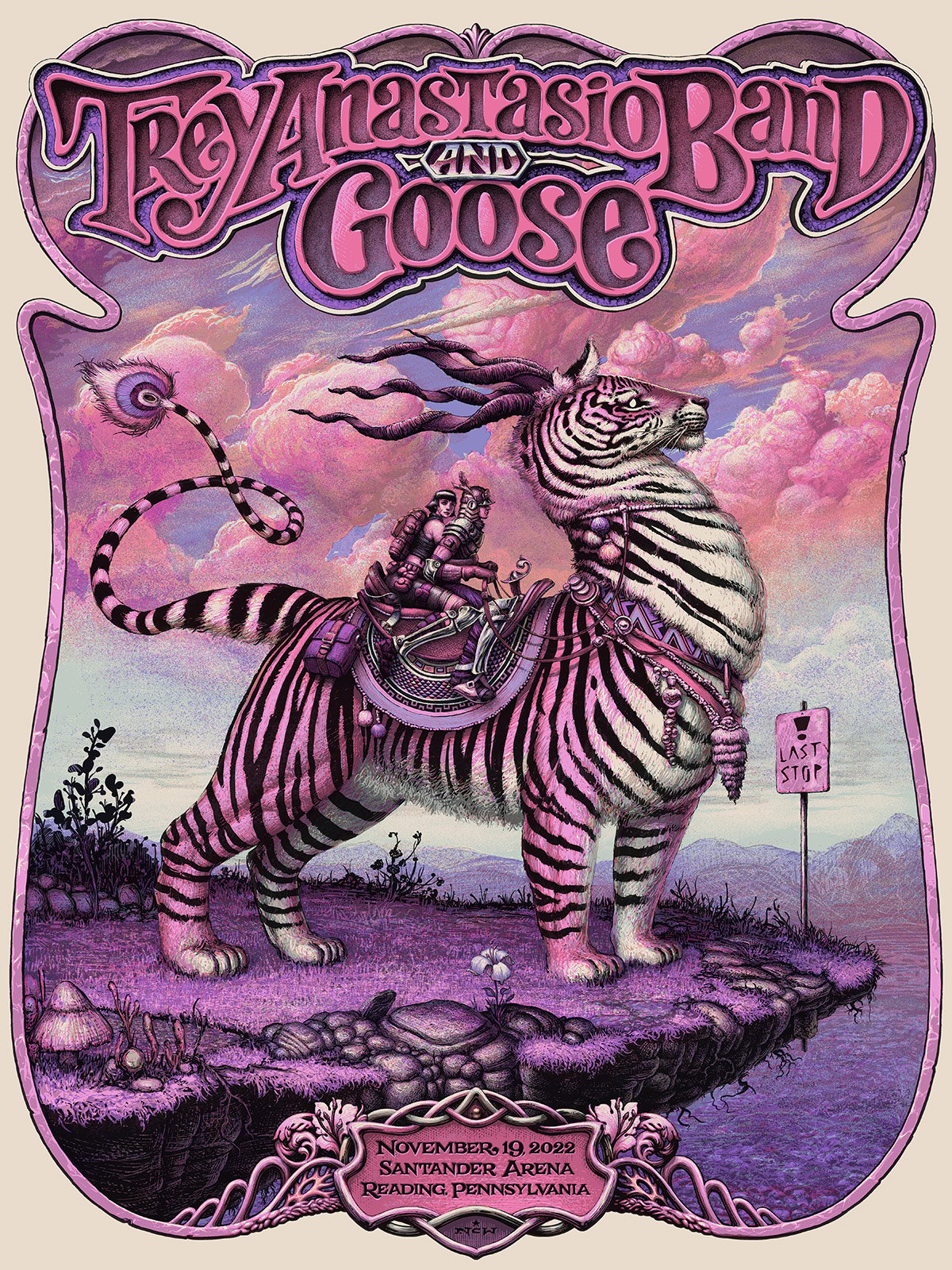 Trey Anastasio / Phish Winter Tour 2001 outlet Poster