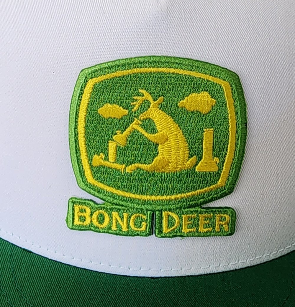 Image of BONG DEER "JOHN DEERE" PARODY HAT GREEN