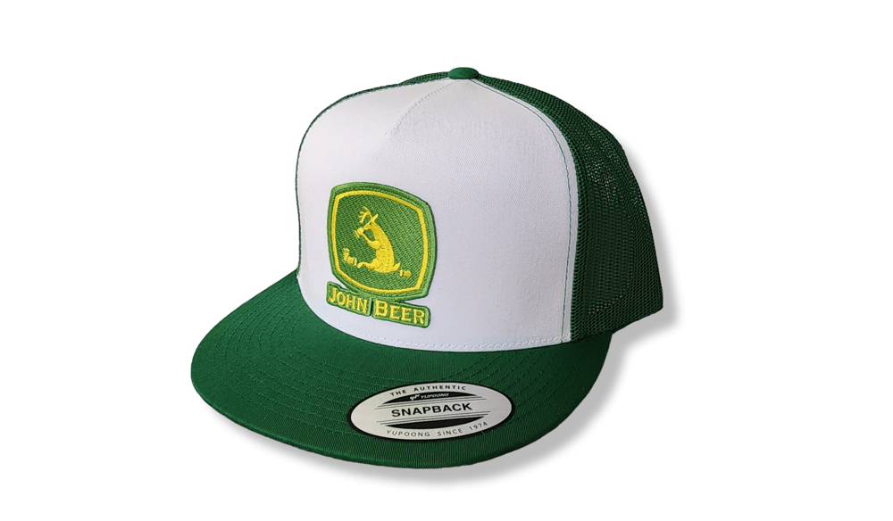 Image of JOHN BEER "JOHN DEERE" PARODY HAT GREEN