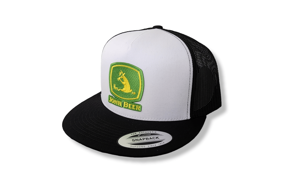 Image of JOHN BEER "JOHN DEERE" PARODY HAT BLACK