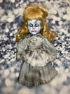 Legless Ghost Girl Hanging Wall Art Doll by Ugly Shyla