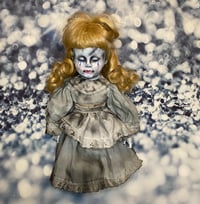 Image 3 of Legless Ghost Girl Hanging Wall Art Doll by Ugly Shyla