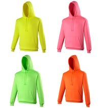 Custom Fluorescent Hoodie - Any design, text or a combination.