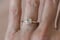 Image of Handmade rose cut diamond ring. Cushion cut. Engagement. 18k. Monet