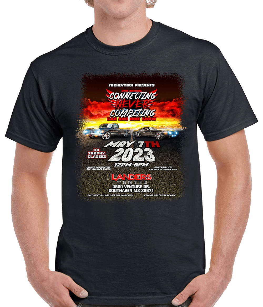 2nd Annual CNC Carshow T-Shirt 2023