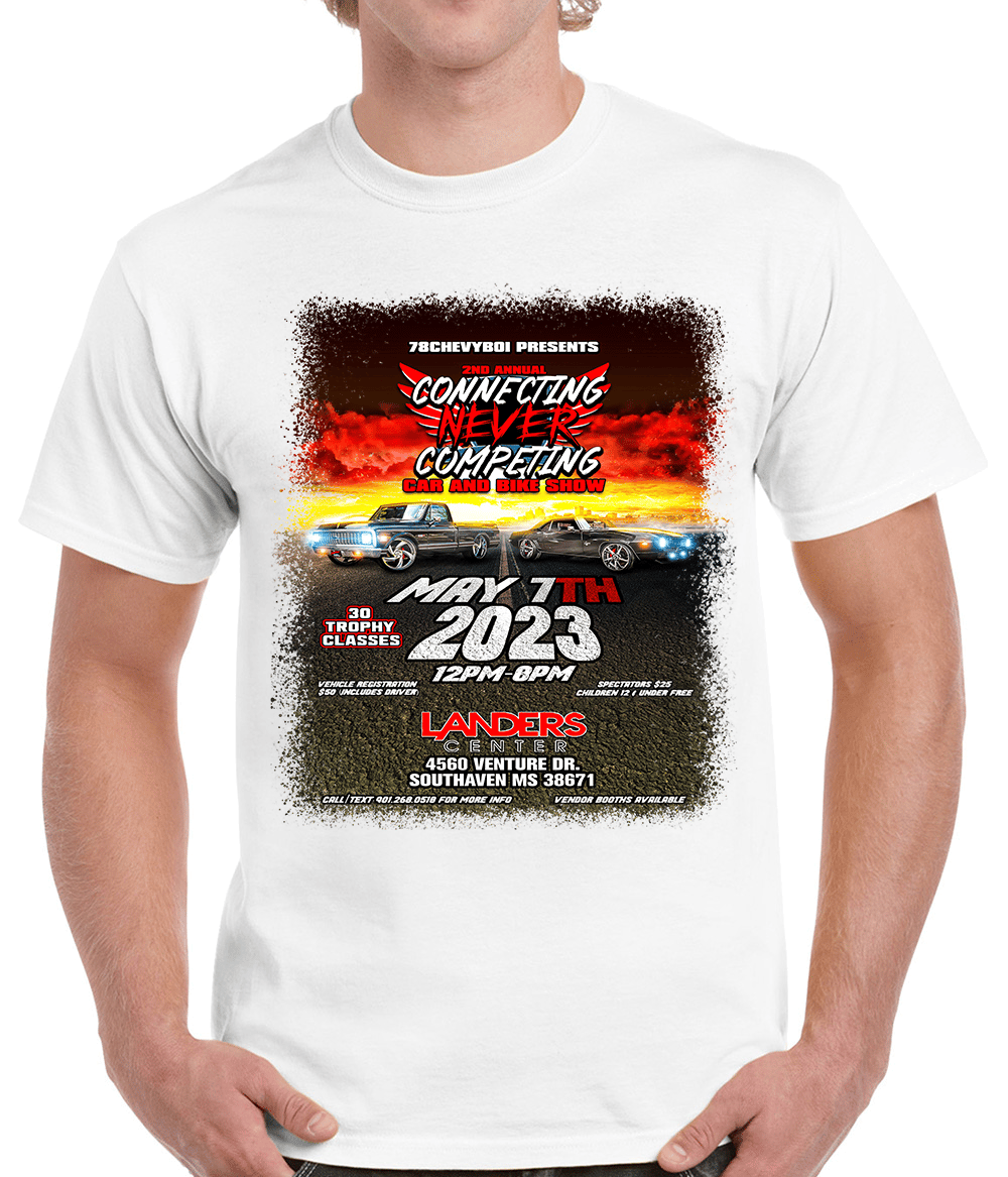 2nd Annual CNC Carshow T-Shirt 2023