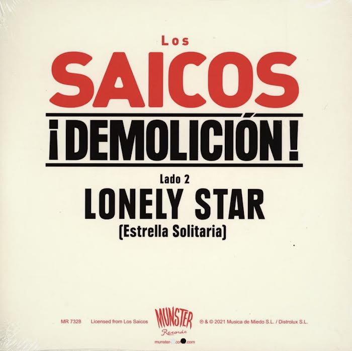 Los Saicos - Demolicion!/Lonely Star(Estrella Solitaria)