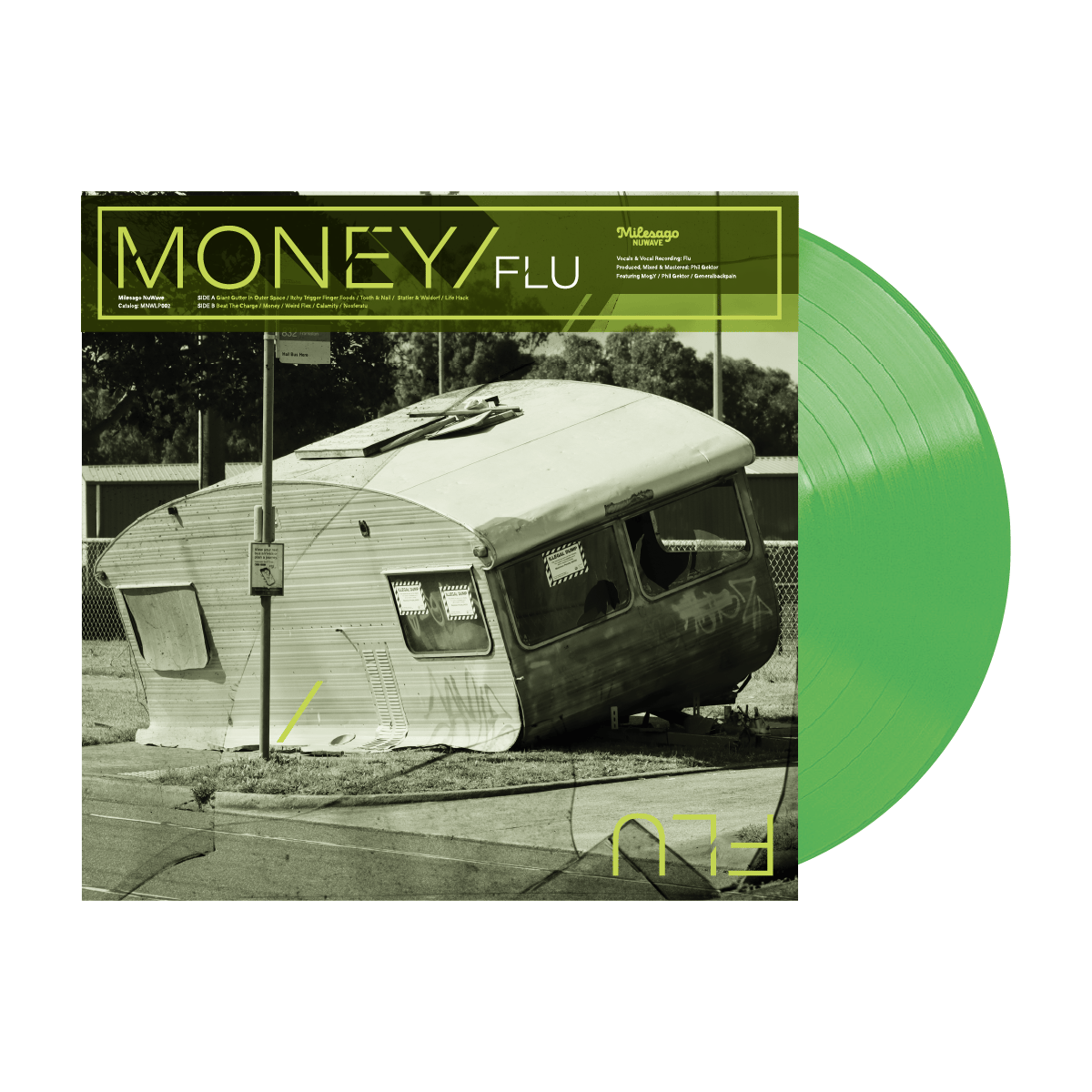 FLU - MONEY (FLURO GREEN VINYL)