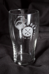 Image 1 of BICAS Cactus Wheel Dragoon Brewing Pint Glass