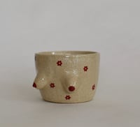 red floral tumbler 