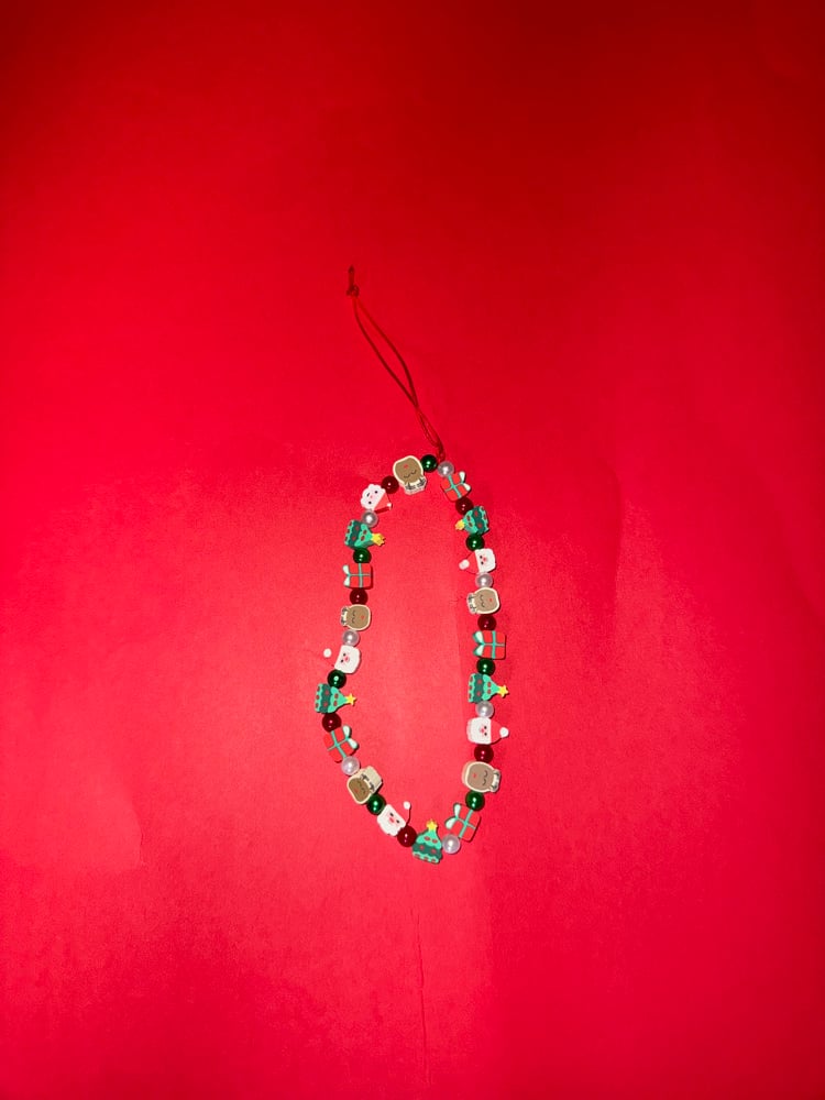 Image of Clay Beads Phone Accesory ❄️🎄