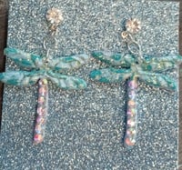 Image 1 of Dragonfly me away  earrings 