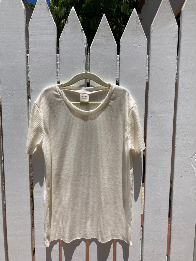 Cream Lux Tee