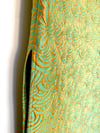 THE PALMS IN GREEN AND GOLD LUREX JACQUARD