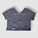 Image 1 of (M) Burton crop top - distressed