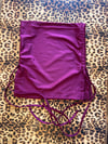 *:･Ruched Crop ☆ Burgundy ੈ✩‧₊˚