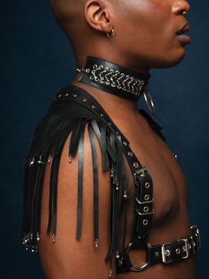 Image of Black Tassel Shoulder Harness