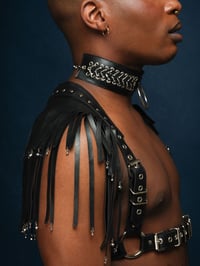 Image 1 of Black Tassel Shoulder Harness