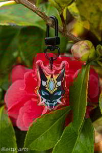 Xiao's Mask Acrylic Keychain | Genshin Impact