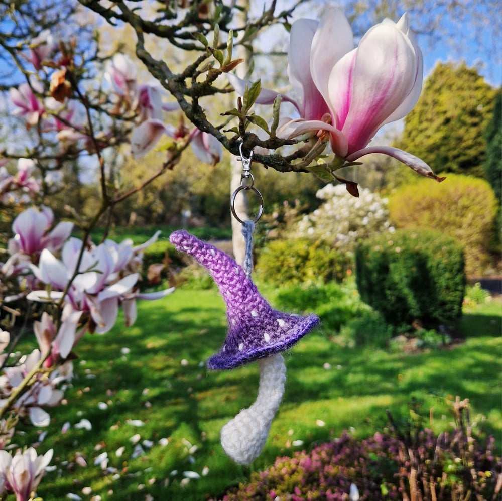 Mushroom Keyring 