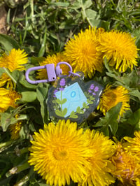 Image 2 of Floral D10 Dice - Acrylic Charm