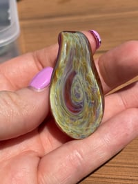 Image 2 of Yellow and Pink Teardrop Pendant