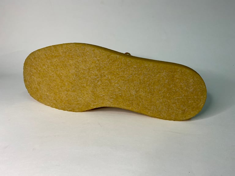 W.bunch wallabee mid top tan suede shoes made in Spain Image 3