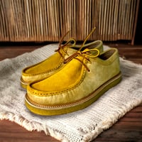 Image 1 of W. Bunch wallabee genuine cow suede shoes made in Spain 
