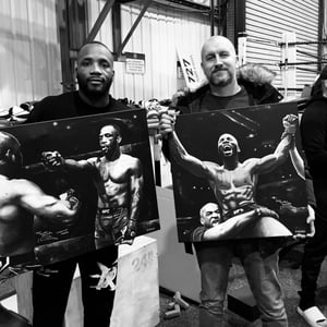 Image of HEADSHOT (SIGNED BY LEON EDWARDS) - ORIGINAL PAINTING