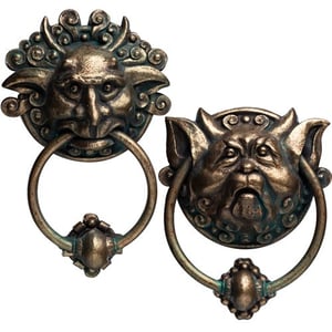 Image of Labyrinth Door Knockers 1:6 Scale Prop Replica 