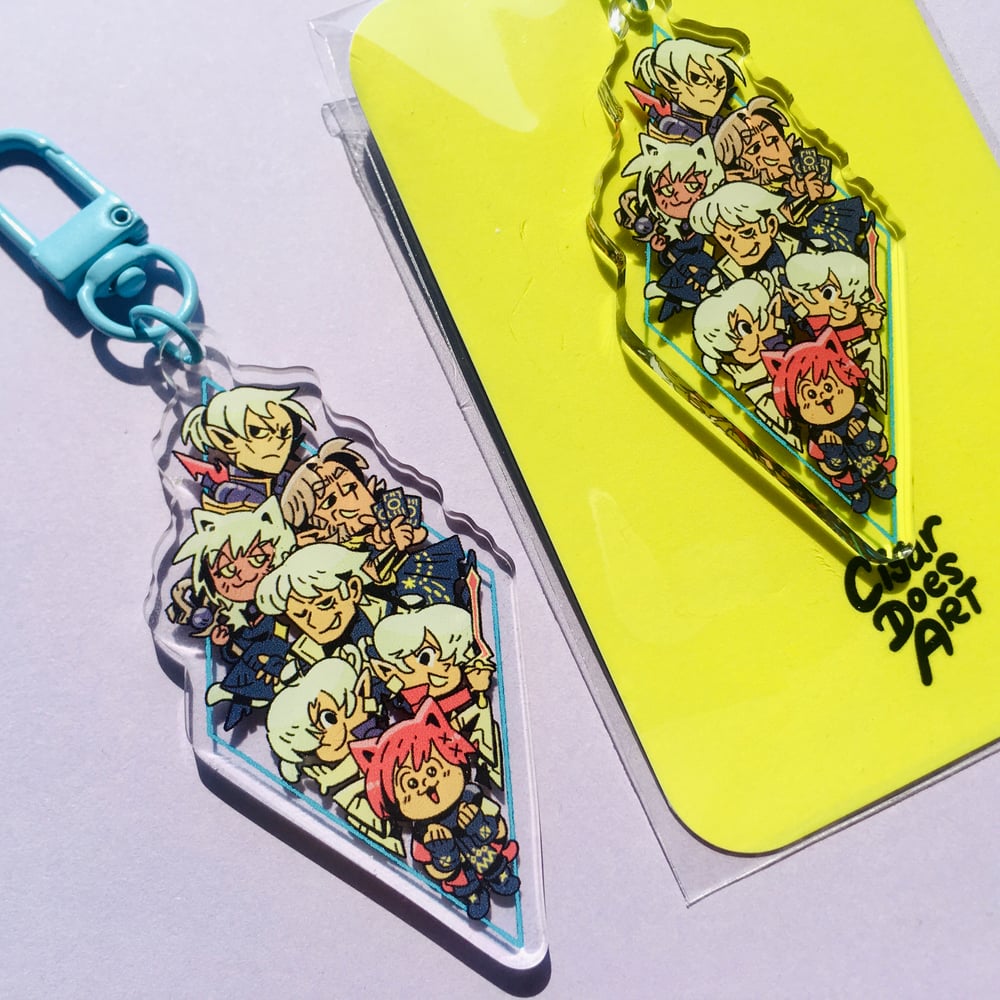 FFXIV Scions Acrylic Charm