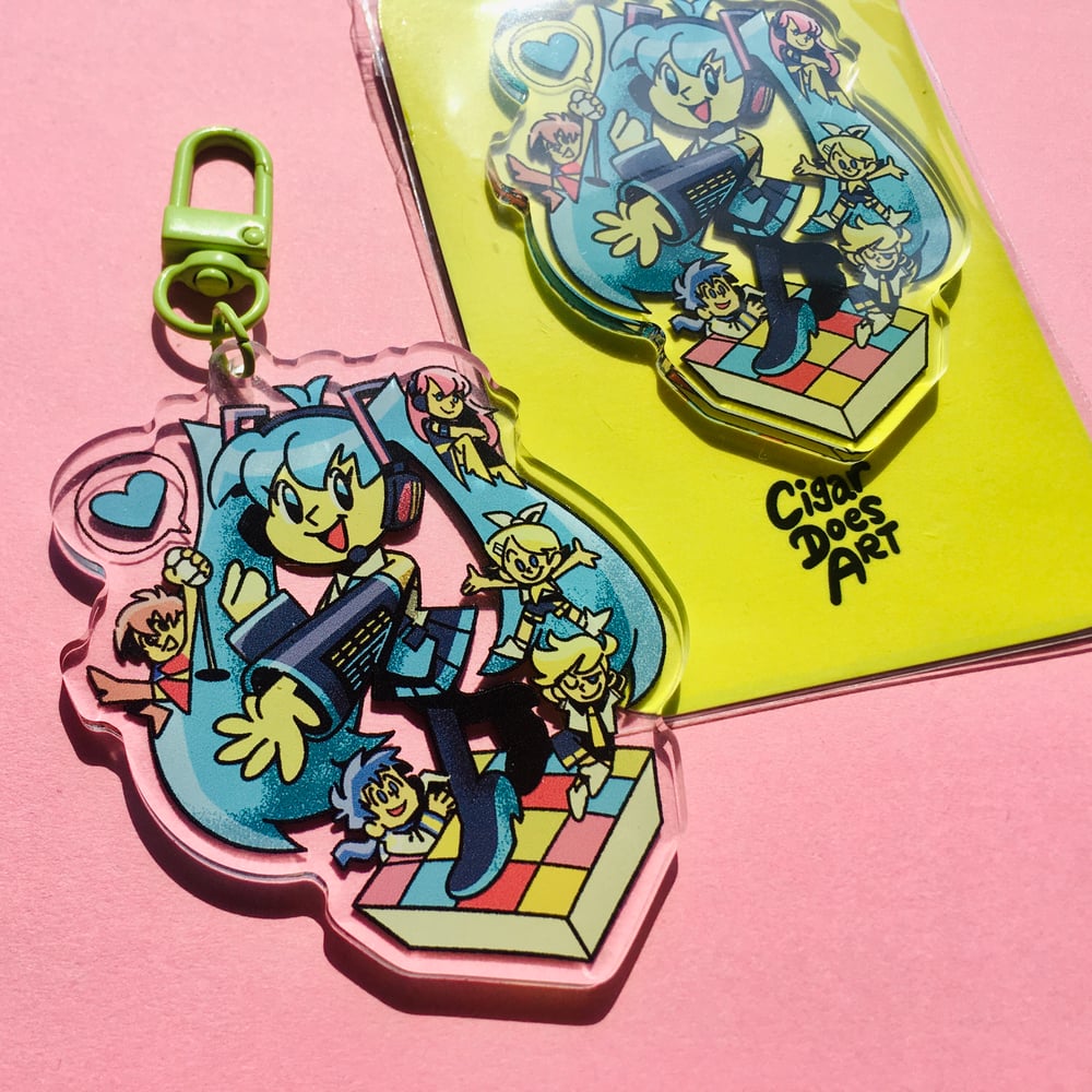 Miku Acrylic Charm