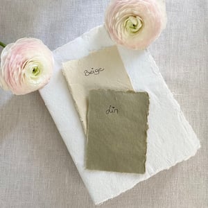 Image of CARNET NATURE papier coton