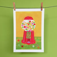 Image 1 of Gumball machine - A5 PRINT