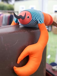 Image 5 of Handmade Toy Lobster With His Striped T Shirt